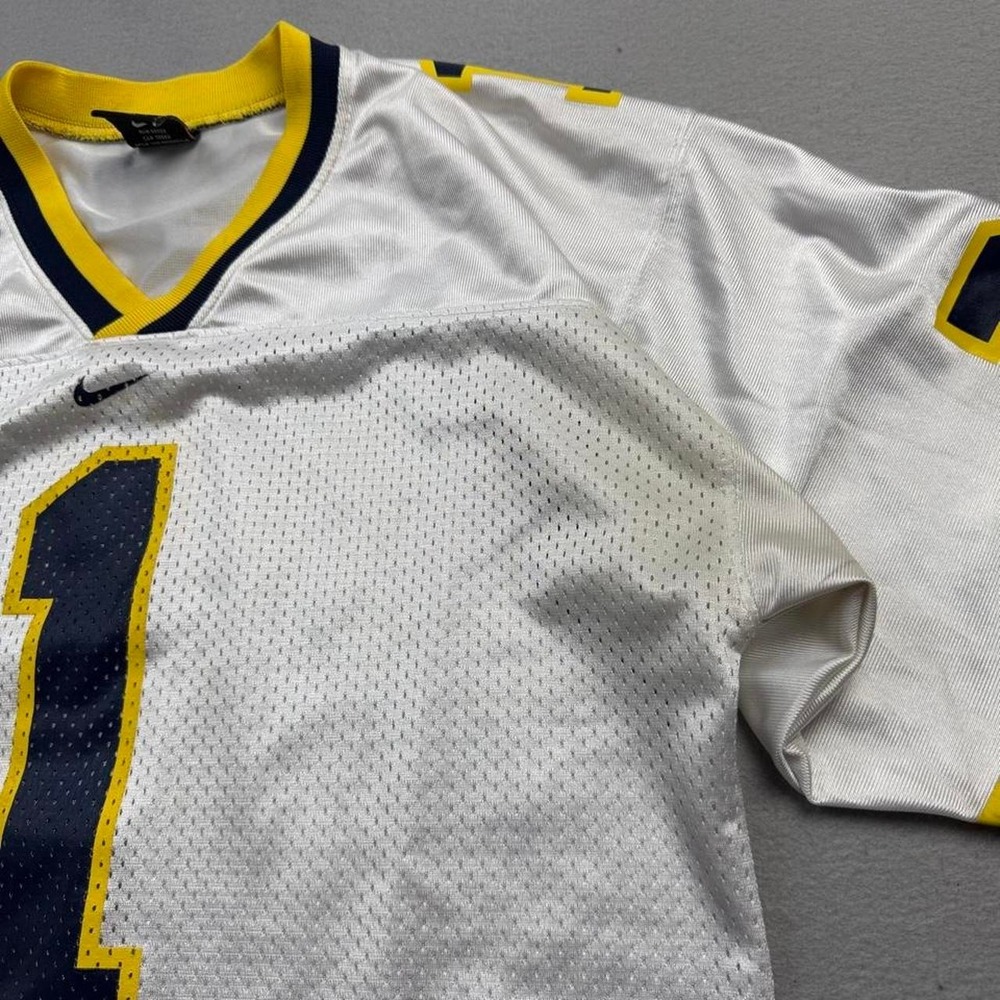 Nike Team Michigan Wolverines 1 Football Jersey Small - Picture 4 of 8